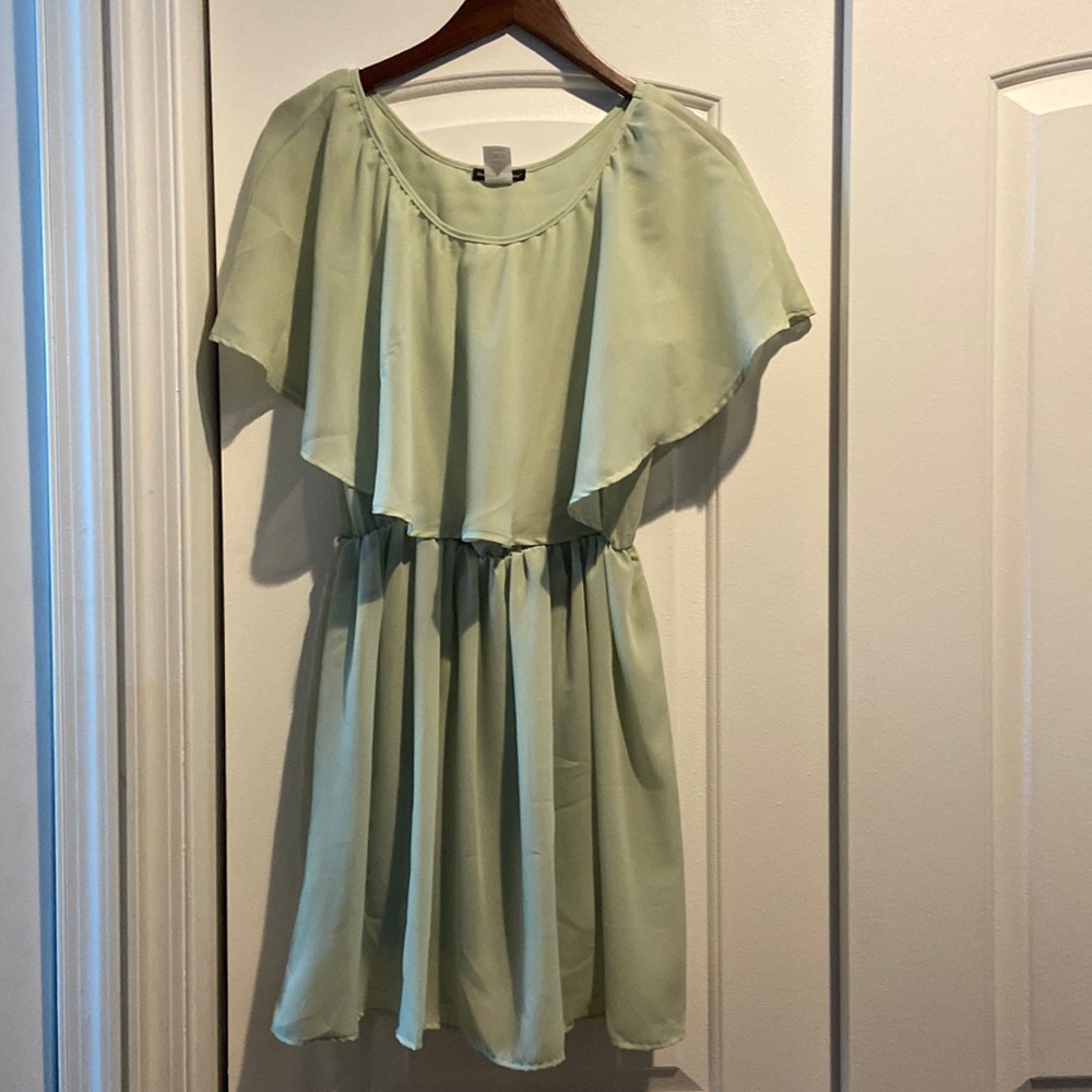Mint green dress